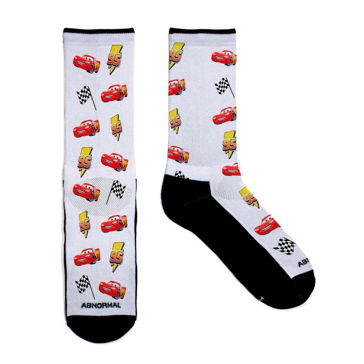 Medias Largas Rayo Mcqueen blanco