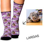 Medias Personalizadas Cat Mom  Mamá Gato