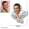 Cojines Silueta Personalizado San valentin cupido
