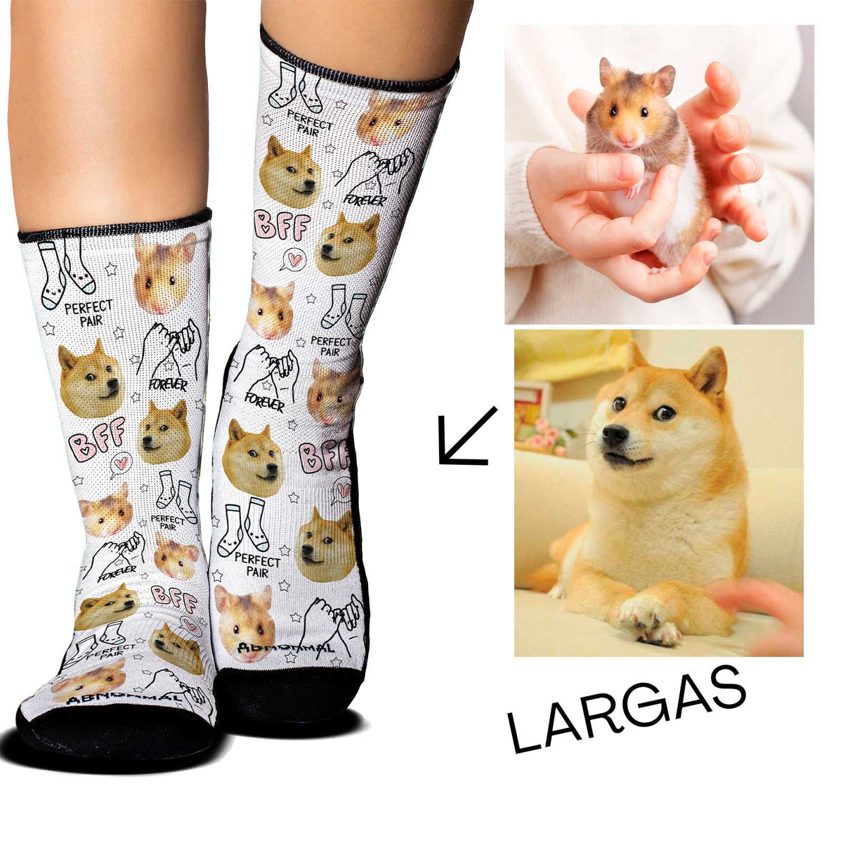 Medias Personalizadas Best Friends