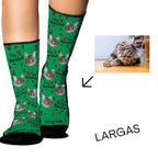 Medias Personalizadas Feliz Navidad Frase