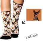 Medias Personalizadas Fondo Papas Fritas
