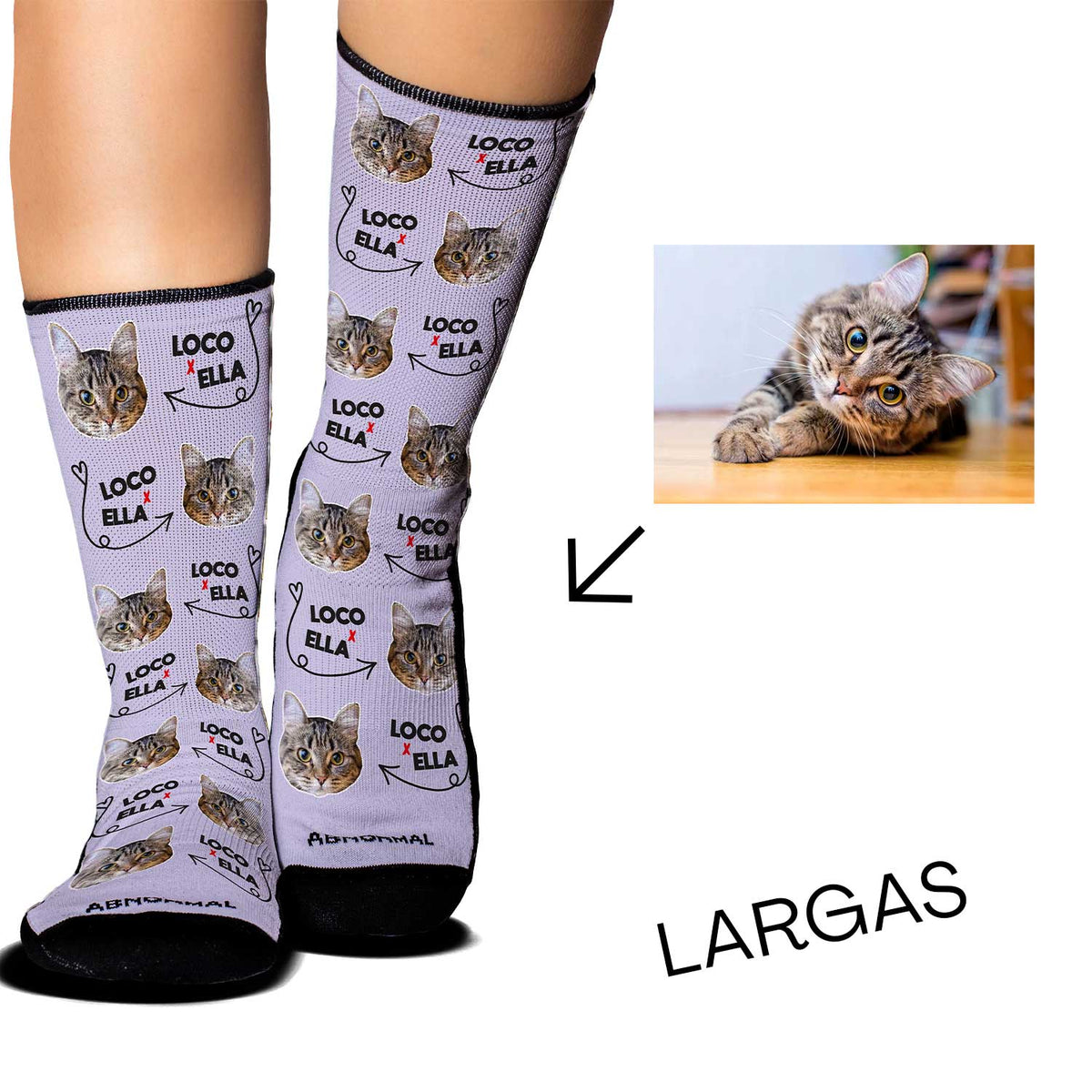 Medias Personalizadas Loco x Ella