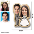 Cojines Silueta Personalizado San valentin Pareja