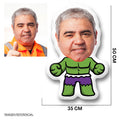 Cojines Silueta Personalizado Superhéroe Hulk