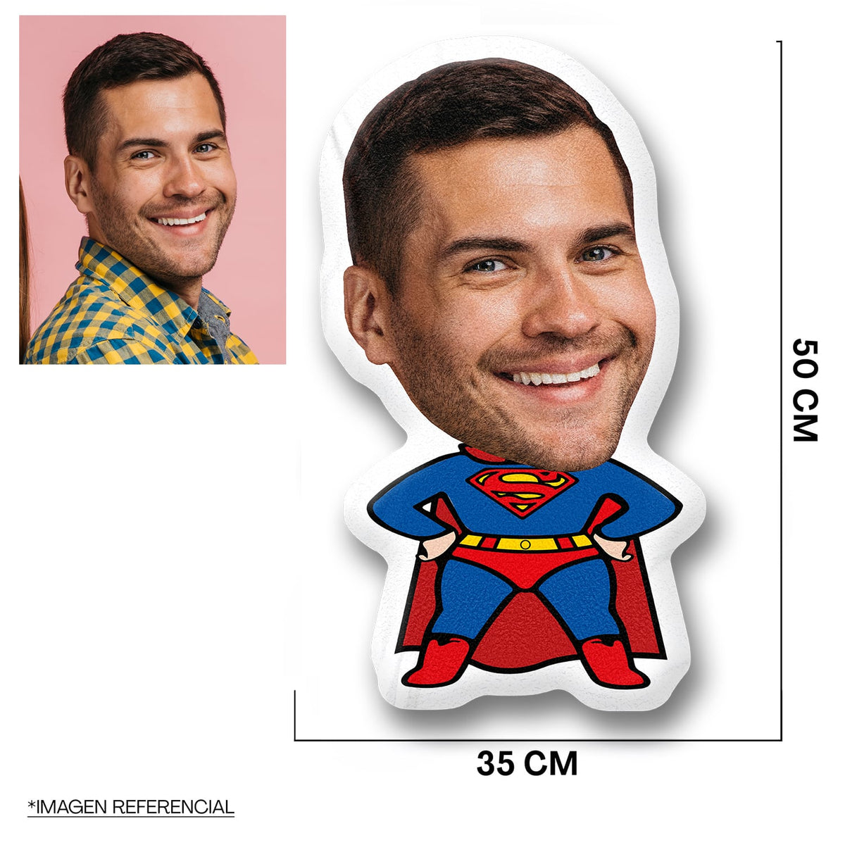 Cojines Silueta Personalizado Superhéroe Superman