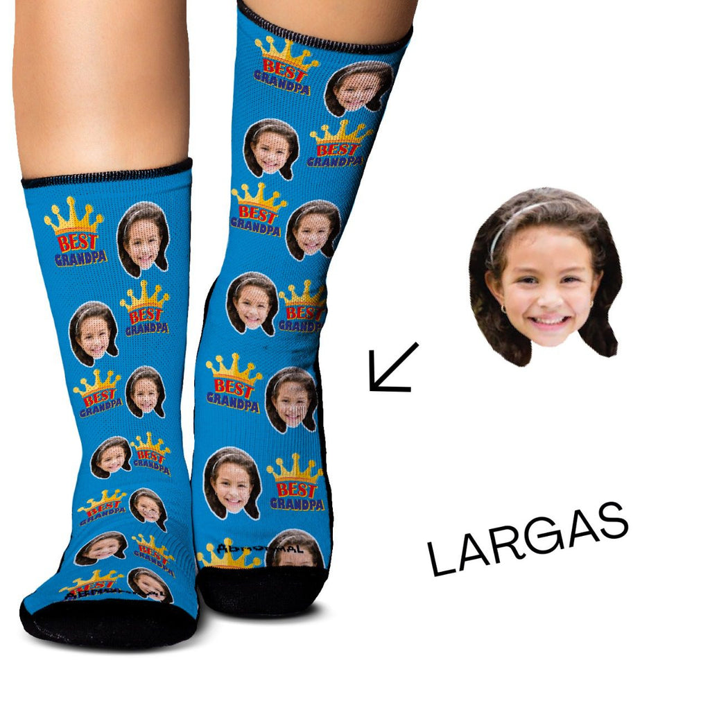 Medias Personalizadas Best Grandpa- El Mejor Abuelo