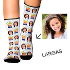 Medias Personalizadas Best Dad - El Mejor Papá - Talla Adulto