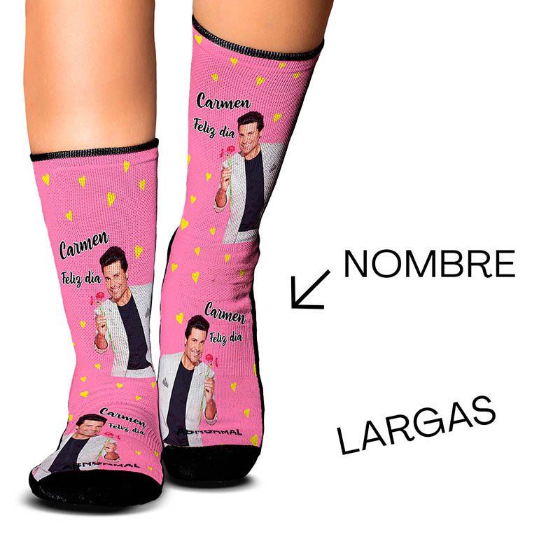 Medias Personalizadas Chayanne + Nombre