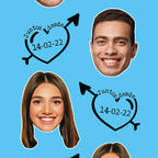Medias Personalizadas Fecha de Aniversario - Parejas