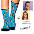Medias Personalizadas Fecha de Aniversario - Parejas