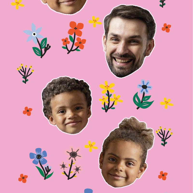 Medias Personalizadas Flores - Día de la Madre