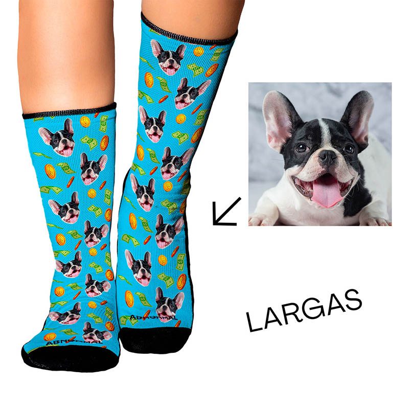 Medias Personalizadas Fondo Dinero
