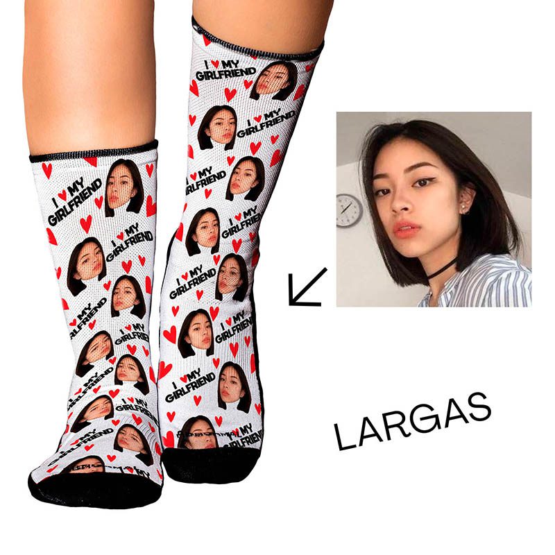 Medias Personalizadas -  San Valentín - I Love My Girlfriend