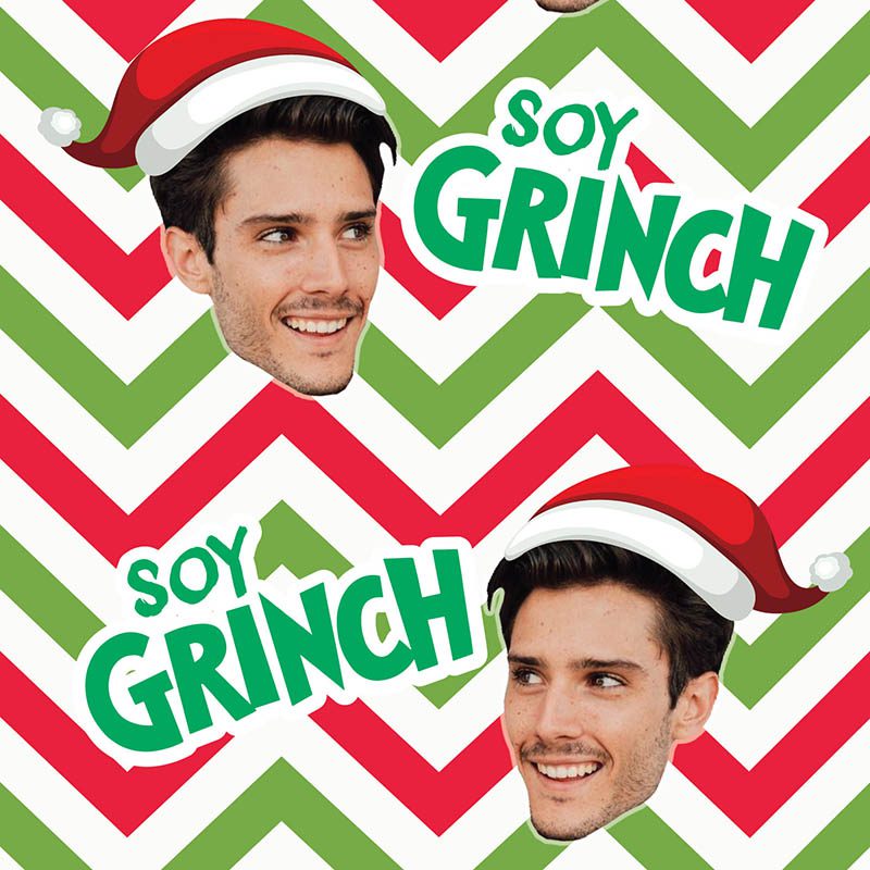 Medias Personalizadas Navidad- Soy Grinch