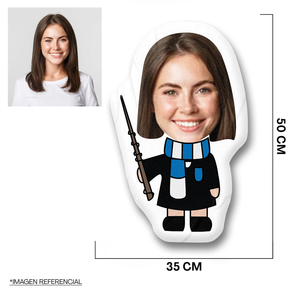 Cojines Silueta Personalizado Ravenclaw Harry Potter