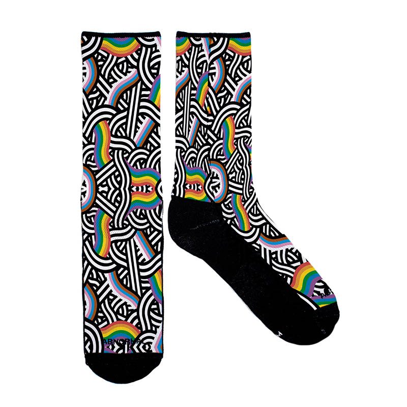 Medias Largas Bandera Pride Geometrica
