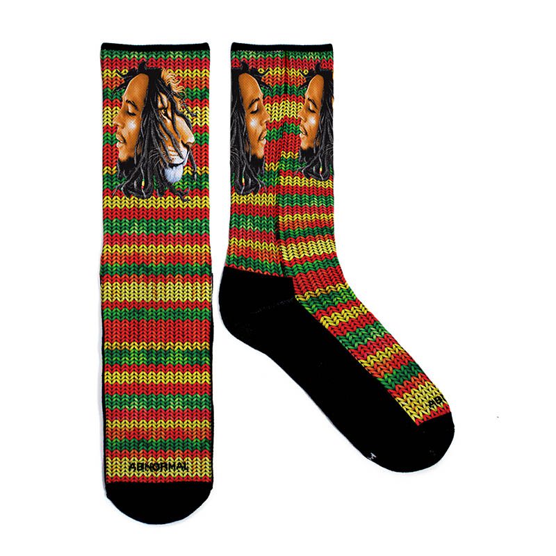 Medias Largas Bob Marley Rasta