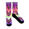 Largas Gato Hipster con 3 ojos
