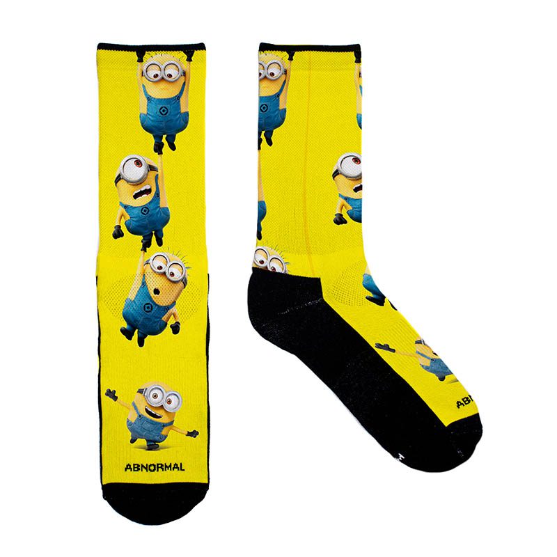 Medias Largas Minions Fondo Amarillo