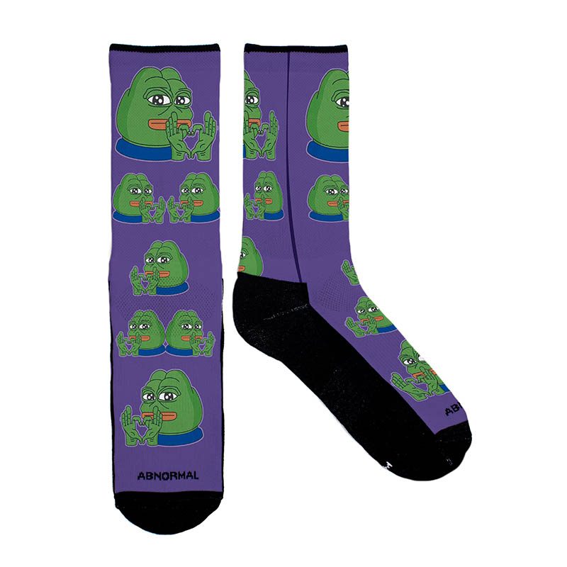 Medias Largas Pepe La Rana - Morado