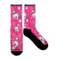 Medias Largas Unicornio fondo rosa