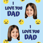 Medias Personalizadas I Love Dad - Te Amo Papá - Talla Adulto