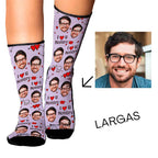 Medias Personalizadas I Love You nombre