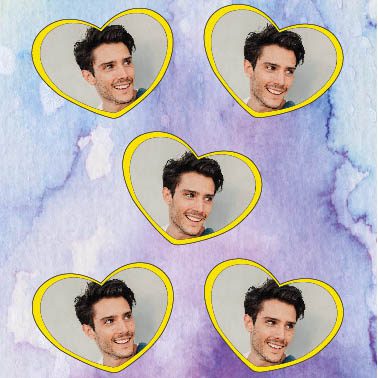 Medias Personalizadas - Marco de Foto Corazón