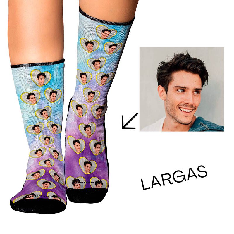 Medias Personalizadas - Marco de Foto Corazón