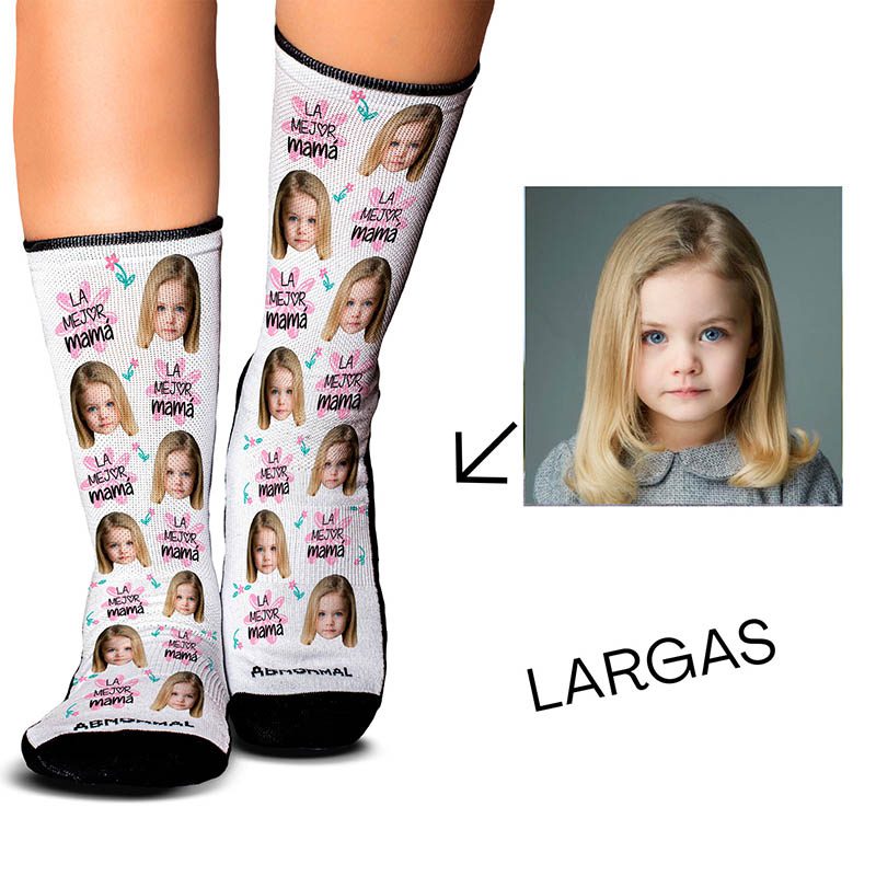 Medias Personalizadas La Mejor Mamá - Día de la Madre