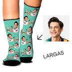 Medias Personalizadas Muñeco de Nieve - Navidad