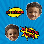 Medias Personalizadas El Mejor Papá - Cómic