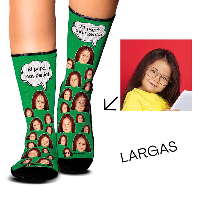 Medias Personalizadas El Papá Más Genial
