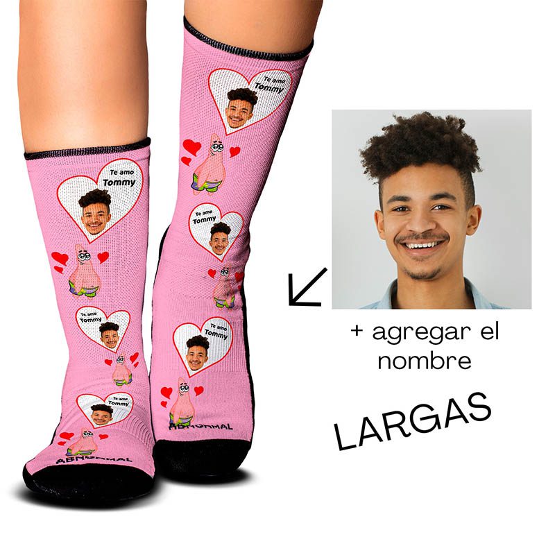 Medias Personalizadas Patricio Enamorado + Nombre
