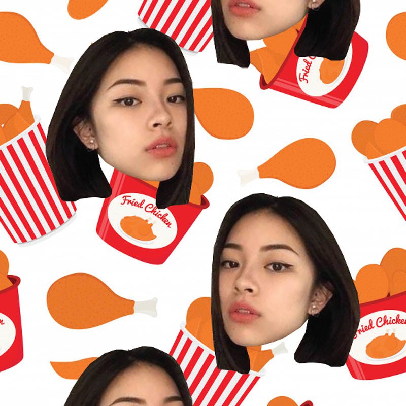 Medias Personalizadas Fondo Pollo Frito