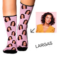 Medias Personalizadas Fondo Color