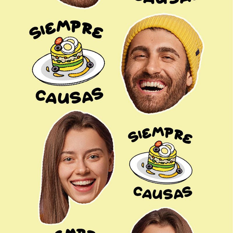Medias Personalizadas Siempre Causas - Amigos
