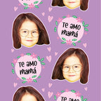Medias Personalizadas Te Amo Mamá - Día de la Madre