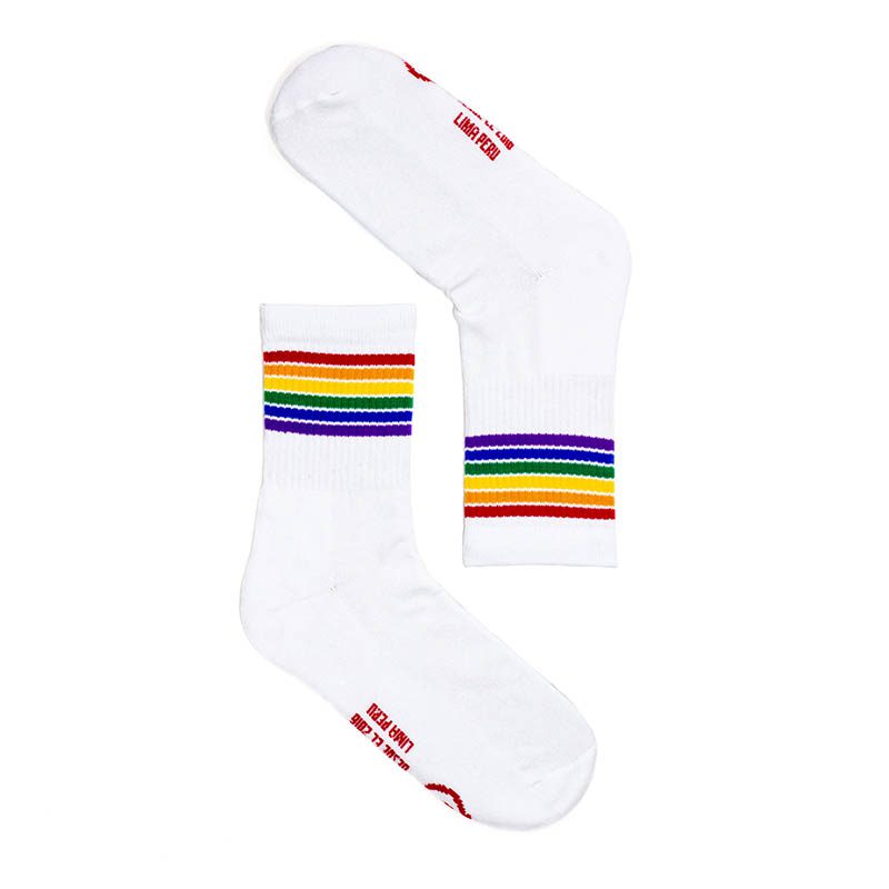 Medias Tejidas Pride Blanco