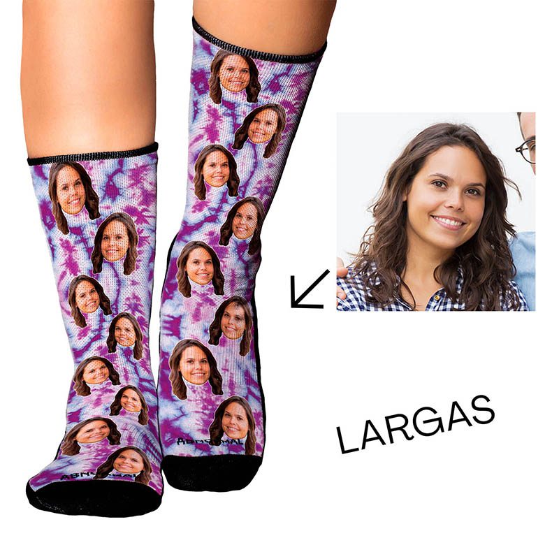 Medias Personalizadas Tie Dye - Colores