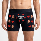 BOXER PERSONALIZADO - MI PROPIEDAD - CORAZONES